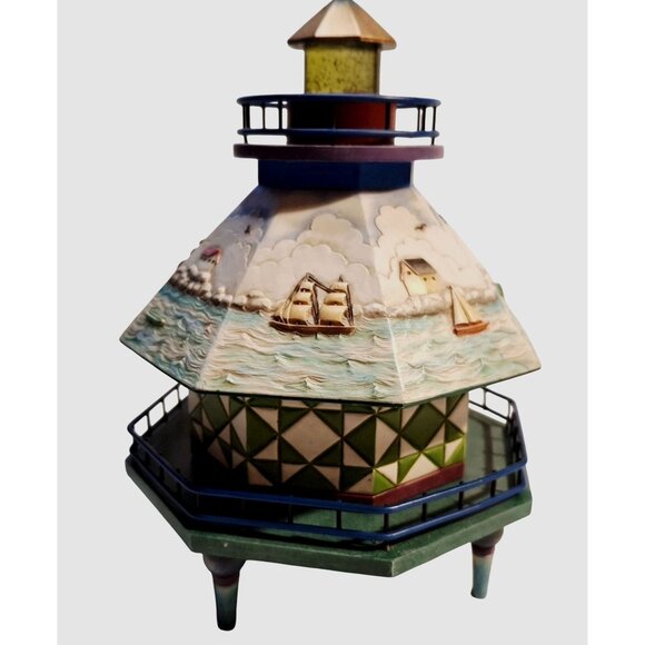 Jim Shore Enesco 2003 Lighthouse Figurine Spirit Of The Sea Nautical Decor 11444 - Picture 1 of 6